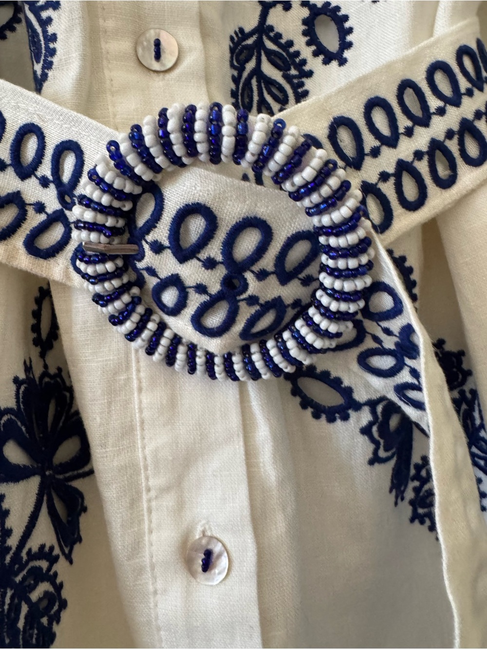 FARM Rio Richelieu Euroflax linen dress - Picture 3 of 9